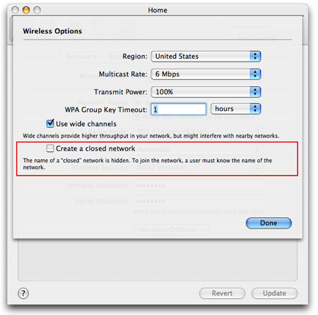 Advanced AirPort Extreme configuration