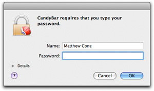 CandyBar application for Mac