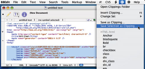 BBEdit on Mac