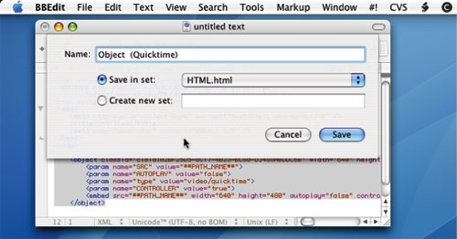 BBEdit on Mac