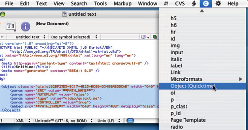 BBEdit on Mac