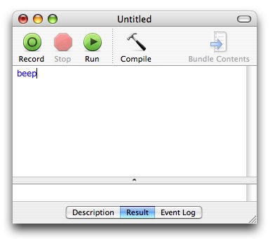 AppleScript Editor on Mac