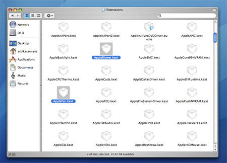 Finder window on Mac