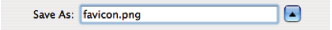 Creating a favicon on a Mac