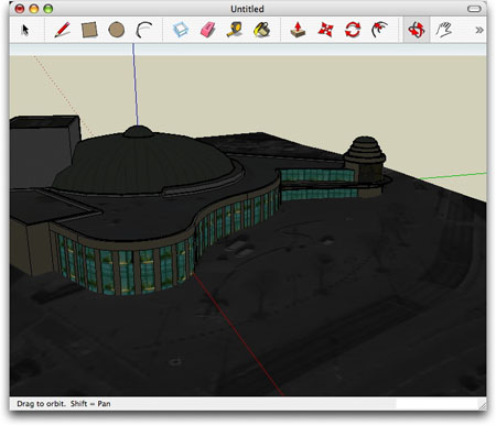 Google SketchUp application for Mac