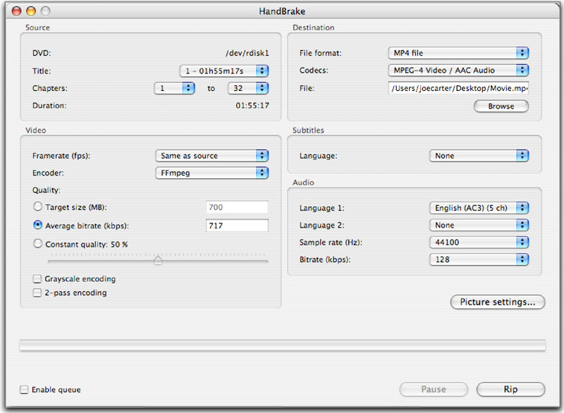 handbrake windows not recognizing dvd