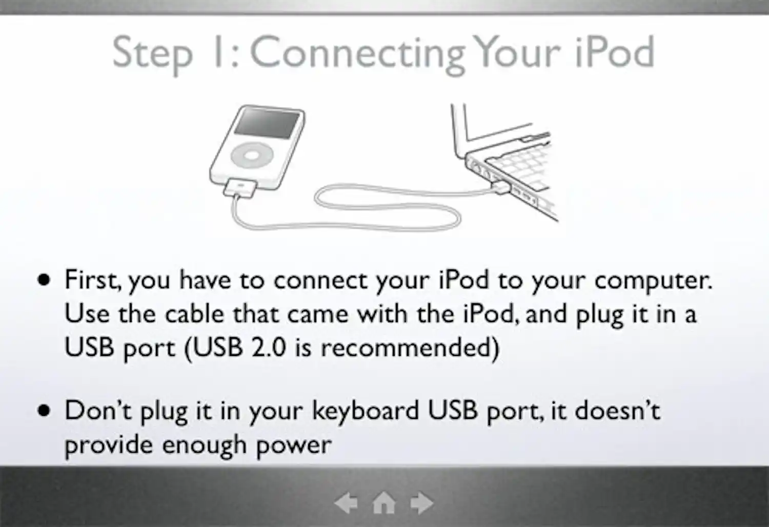 How To Use ITunes Connecting And Syncing Your IPod Macinstruct how-to-use-itunes-connecting-and-syncing-your-ipod-macinstruct