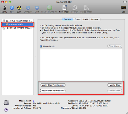 Mac Disk Utility application