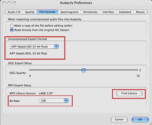 Transferring LP records to a Mac