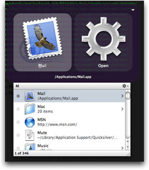 Quicksilver application for Mac