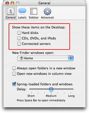 Finder preferences