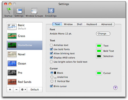 The Mac OS Leopard operating system