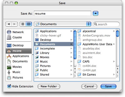 Creating a PDF file on a Mac
