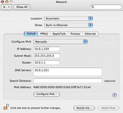 Mac network system preferences