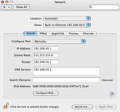 Mac network system preferences