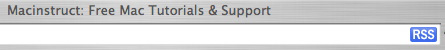 RSS feeds on Mac