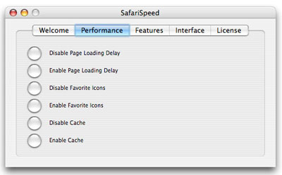 The SafariSpeed application