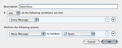 Stopping spam email on a Mac