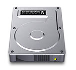Available hard drive space on a Mac