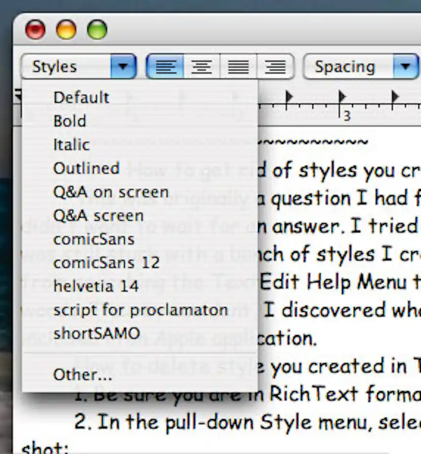 How To Get Rid Of Favorite Styles In TextEdit Macinstruct how-to-get-rid-of-favorite-styles-in-textedit-macinstruct