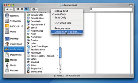 Customizing the Mac Finder