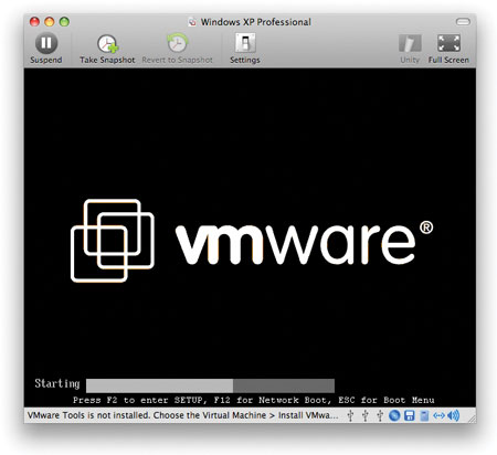 VMware Fusion on Mac