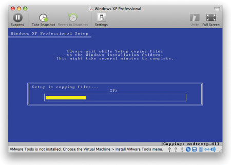 VMware Fusion on Mac