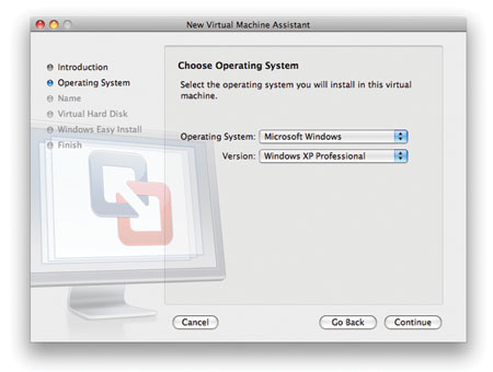 VMware Fusion on Mac