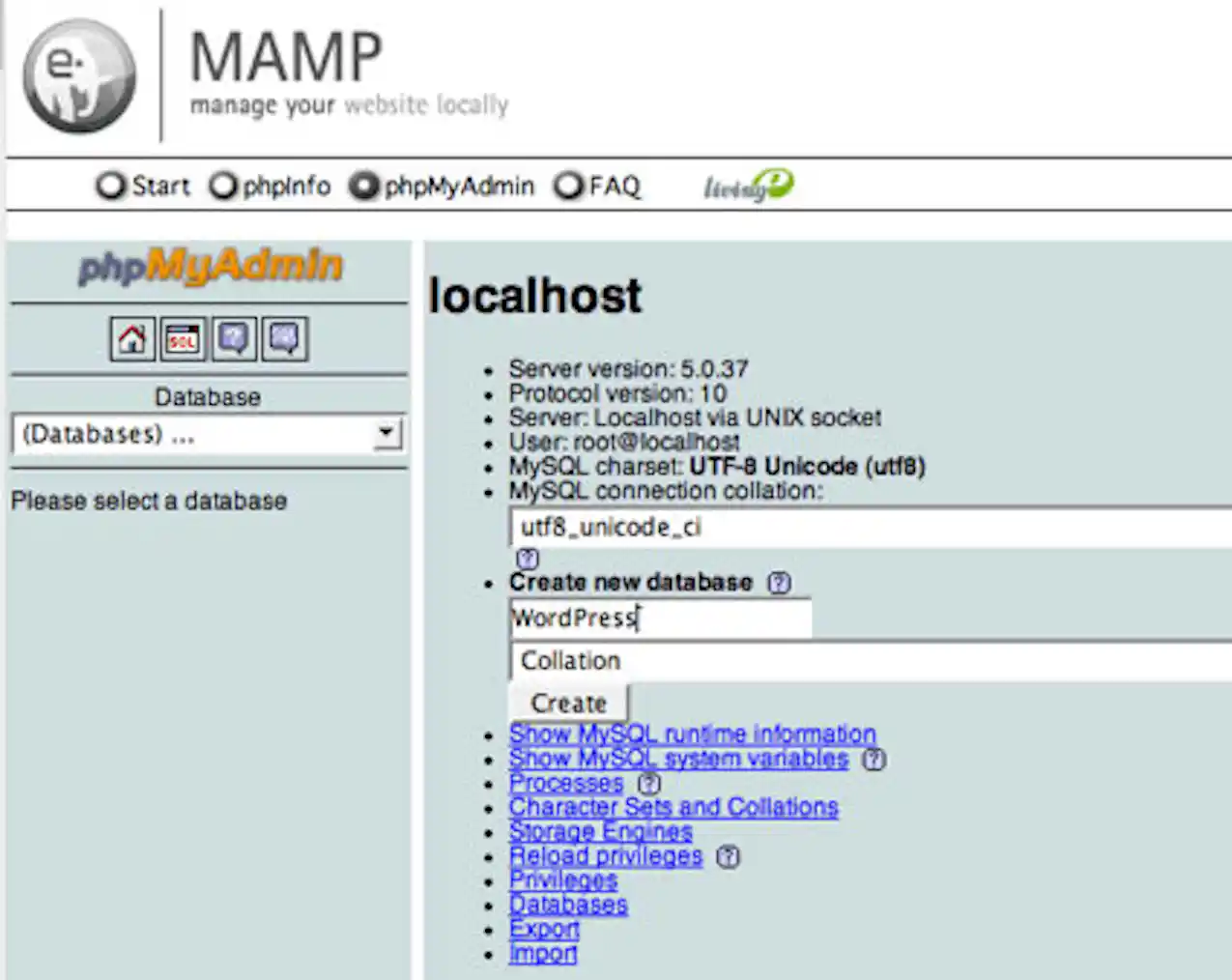 Make a mac web server with mamp and wordpress macinstruct