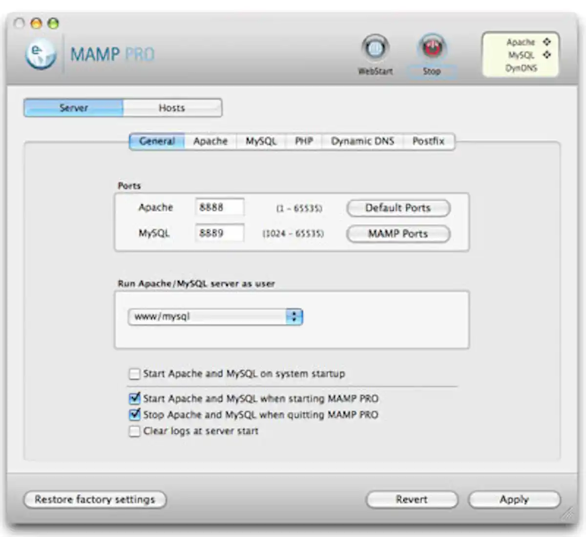 Make a mac web server with mamp and wordpress macinstruct
