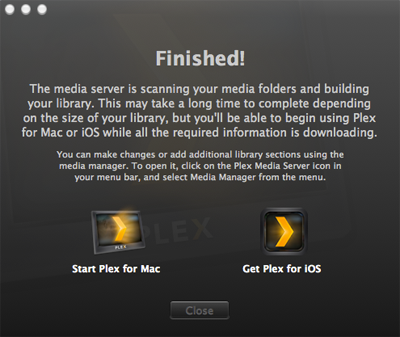 Installing Plex