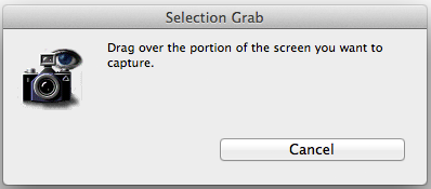 The Mac Grab selection application window