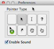 The Mac Grab application preferences window