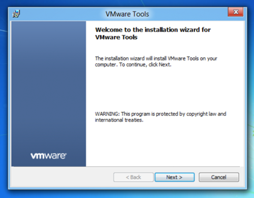 Installing Windows using VMware Fusion